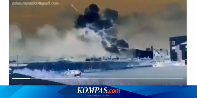 Klarifikasi Video Rudal Terlihat Di Lokasi Ledakan Beirut Lebanon Halaman All Kompas Com