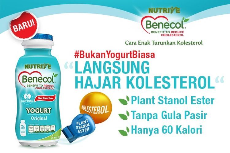 Nutrive Benecol Yogurt. 