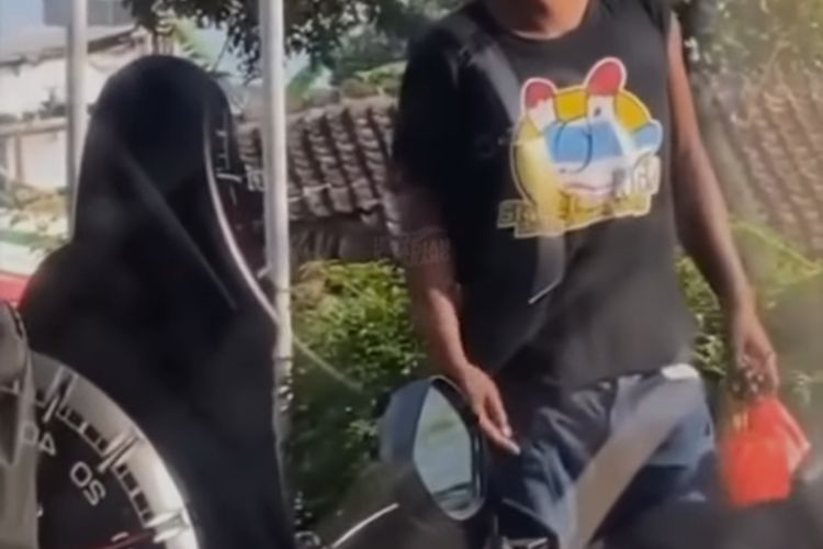 Pelaku yang diduga melecehkan perempuan pengguna jalan di Semarang.