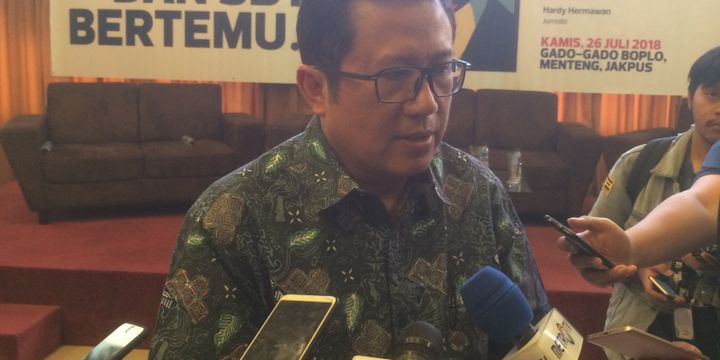 Wakil Sekretaris Jenderal Partai Demokrat Didi Irawadi Syamsuddin Saat Ditemui di bilangan Menteng, Jakarta Pusat, Kamis (26/7/2018).