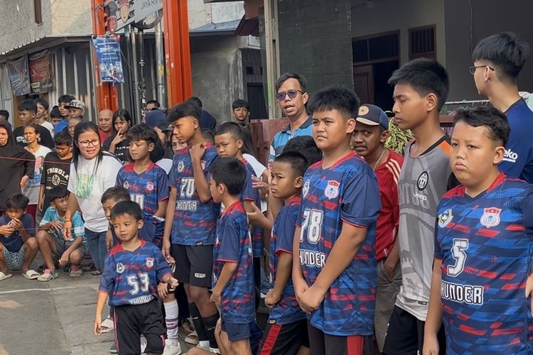 Liga Aspal Menteng, Anak-anak Dilatih Kekompakan Hingga Fair Dalam Bertanding