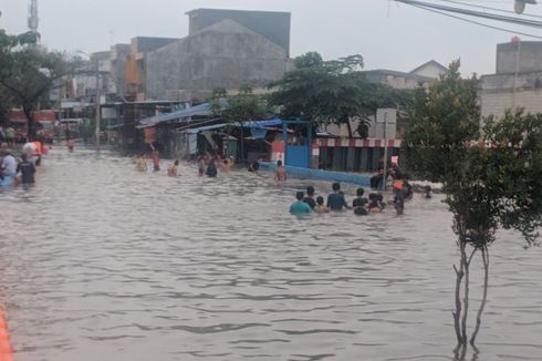 Garden City Residence Kota Tangerang terendam Banjir Setinggi 150 cm