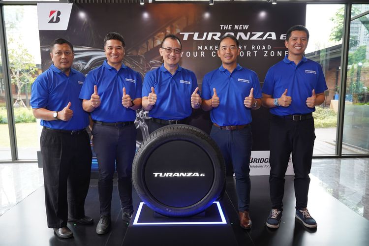 Peluncuran produk baru Bridgestone Turanza 6 di Jakarta Pusat.