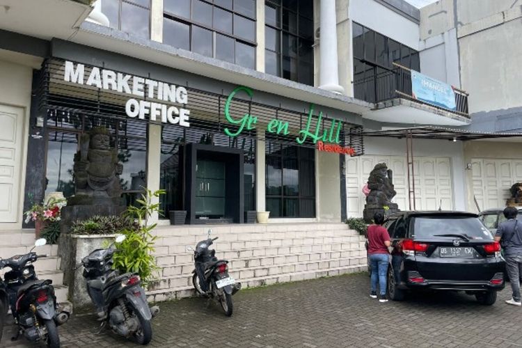 Tampak suasana di Kantor Pemasaran Green Hill Residence Manado, Sulawesi Utara, Senin (27/2/2023).