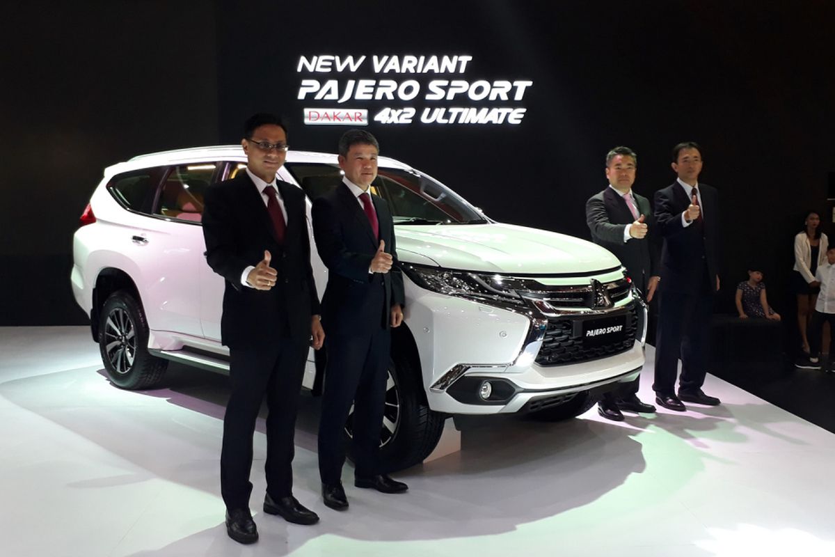 Mitsubishi meluncurkan varian baru, sekaligus Pajero Sport rakitan lokal pertama di IIMS 2017, Kamis (27/4/2017).