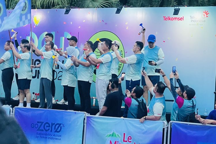 Pramono Anung Buka Digiland Run 2025, Kibarkan Bendera Start