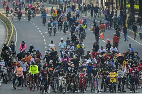 CFD Ramai dan Minim Protokol Kesehatan, Anies Bakal Evaluasi Malam Ini