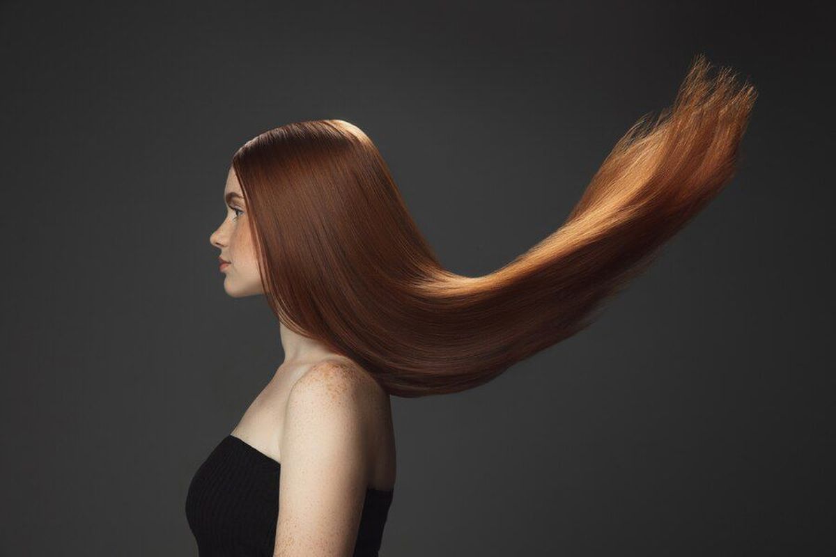 Ilustrasi rambut panjang