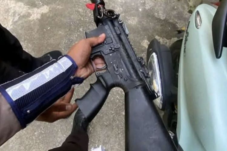 Polisi Temukan Airsoft Gun Saat Tangani Kasus Kecelakaan Lalu Lintas di Sentani