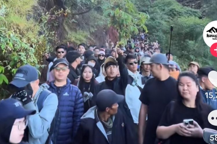 Wisatawan Membeludak, TWA Kawah Ijen 