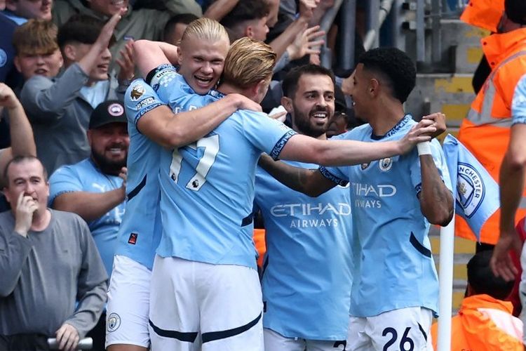 Dominasi Man City di Puncak Klasemen Liga Inggris Geser Man United Keluar dari 10 Besar