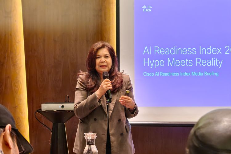 Managing Director Cisco Indonesia, Marina Kacaribu, mengatakan bahwa index kesiapan perusahaan di Indonesia dalam mengadopsi AI menurun pada 2024 lalu. Ada beberapa faktor yang jadi penyebab. 