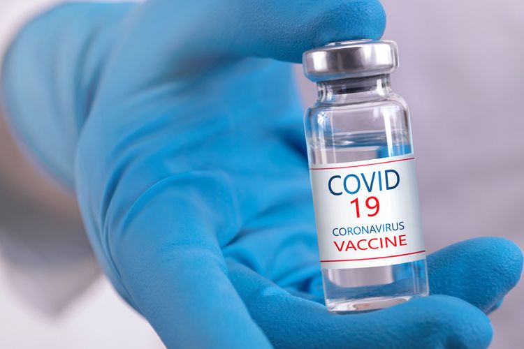 Illustration of Covid-19 vaccine.  