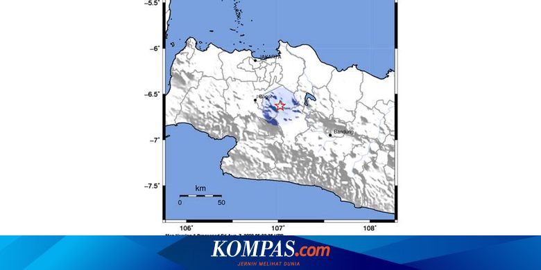 Analisis BMKG soal Gempa Magnitudo 3,5 yang Guncang Kabupaten Bogor Malam Ini