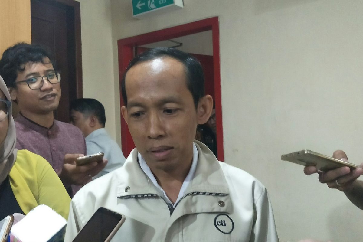 Kepala Dinas Cipta Karya, Tata Ruang, dan Pertanahan DKI Jakarta Heru Hermawanto di Gedung DPRD DKI Jakarta, Rabu (22/1/2020).