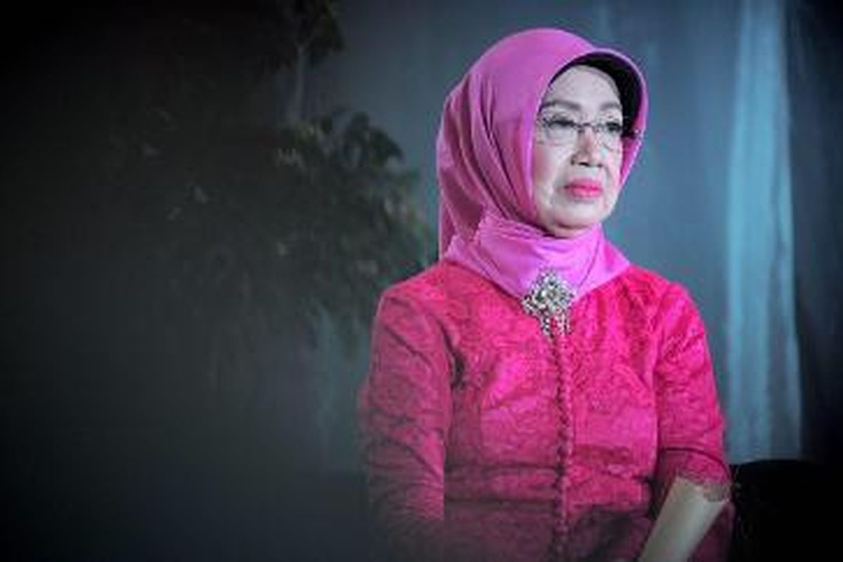 Ibu Presiden Joko WIdodo, Soedjiatmi Notomihardjo dalam salah satu kesempatan.