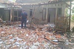 Penampakan Rumah di Purworejo Hancur Dihantam Ledakan Mercon, 5 Orang Terluka