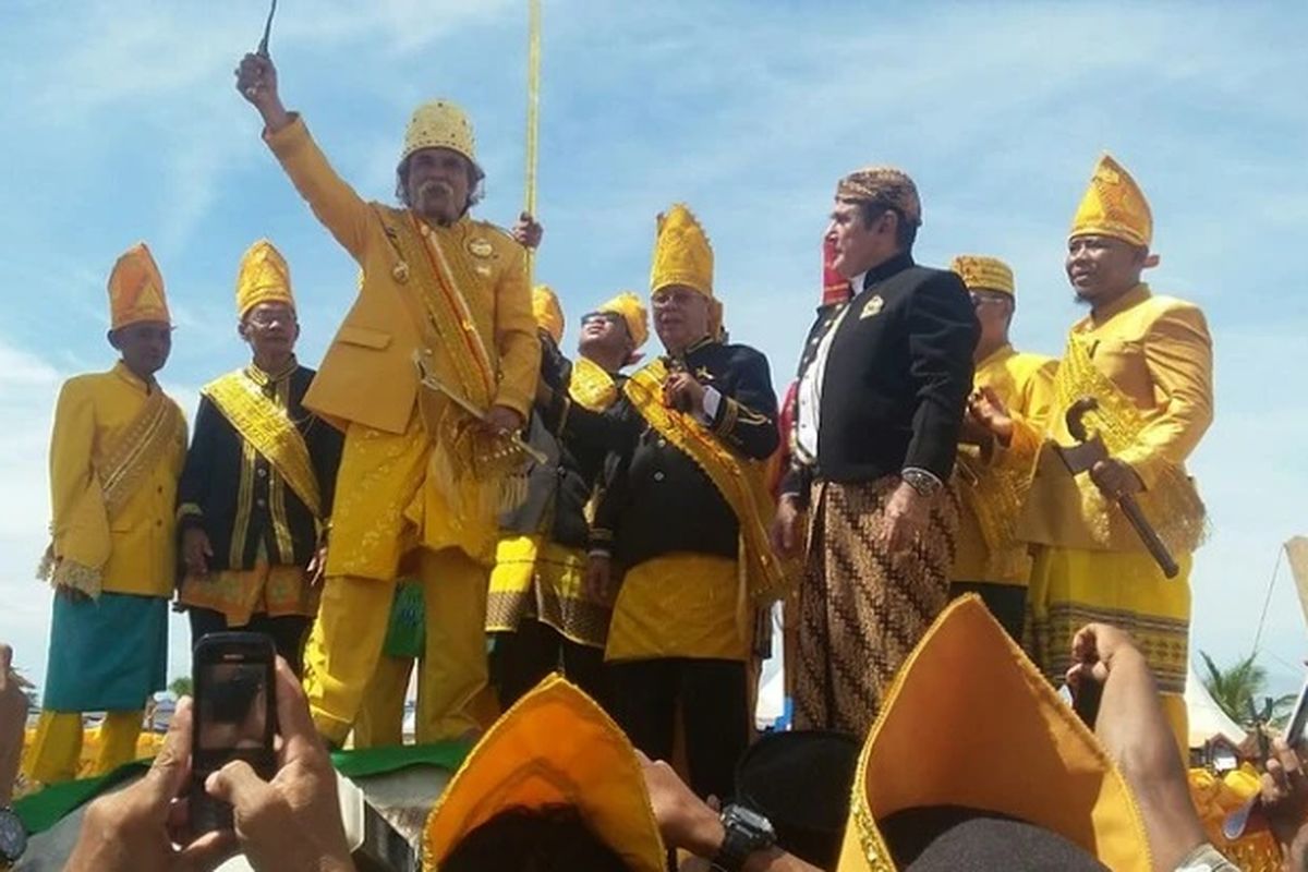  Penobatan Raja Tolitoli H. Moh. Saleh Bantilan tahun 2017