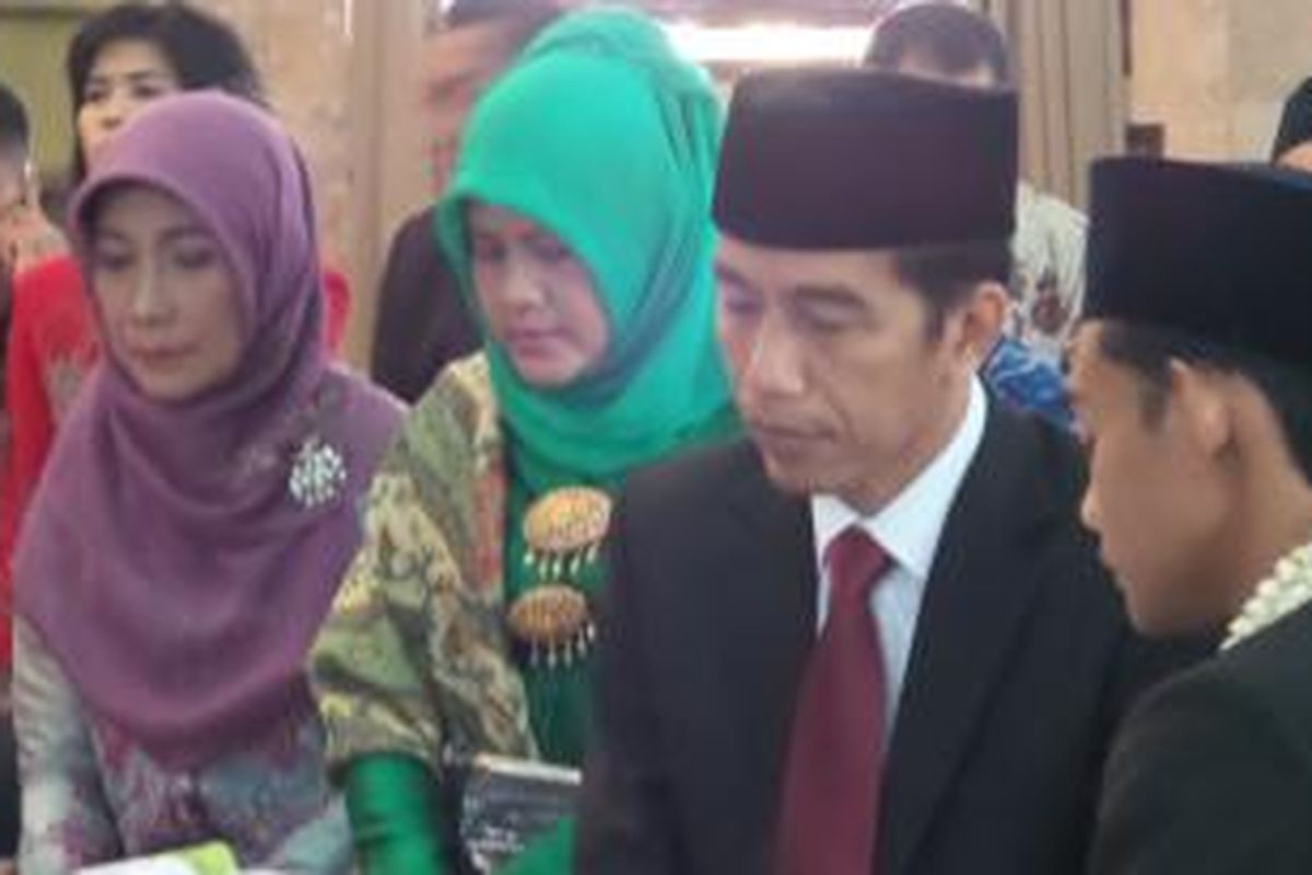 Presiden terpilih Joko Widodo