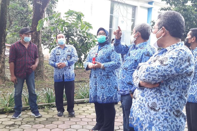 Bupati Sragen, Kusdinar Untung Yuni Sukowati di Technopark Sragen, Jawa Tengah, Kamis (17/6/2021).
