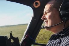 Seorang Pilot Gunakan Helikopter untuk Cabut Gigi Susu Putranya