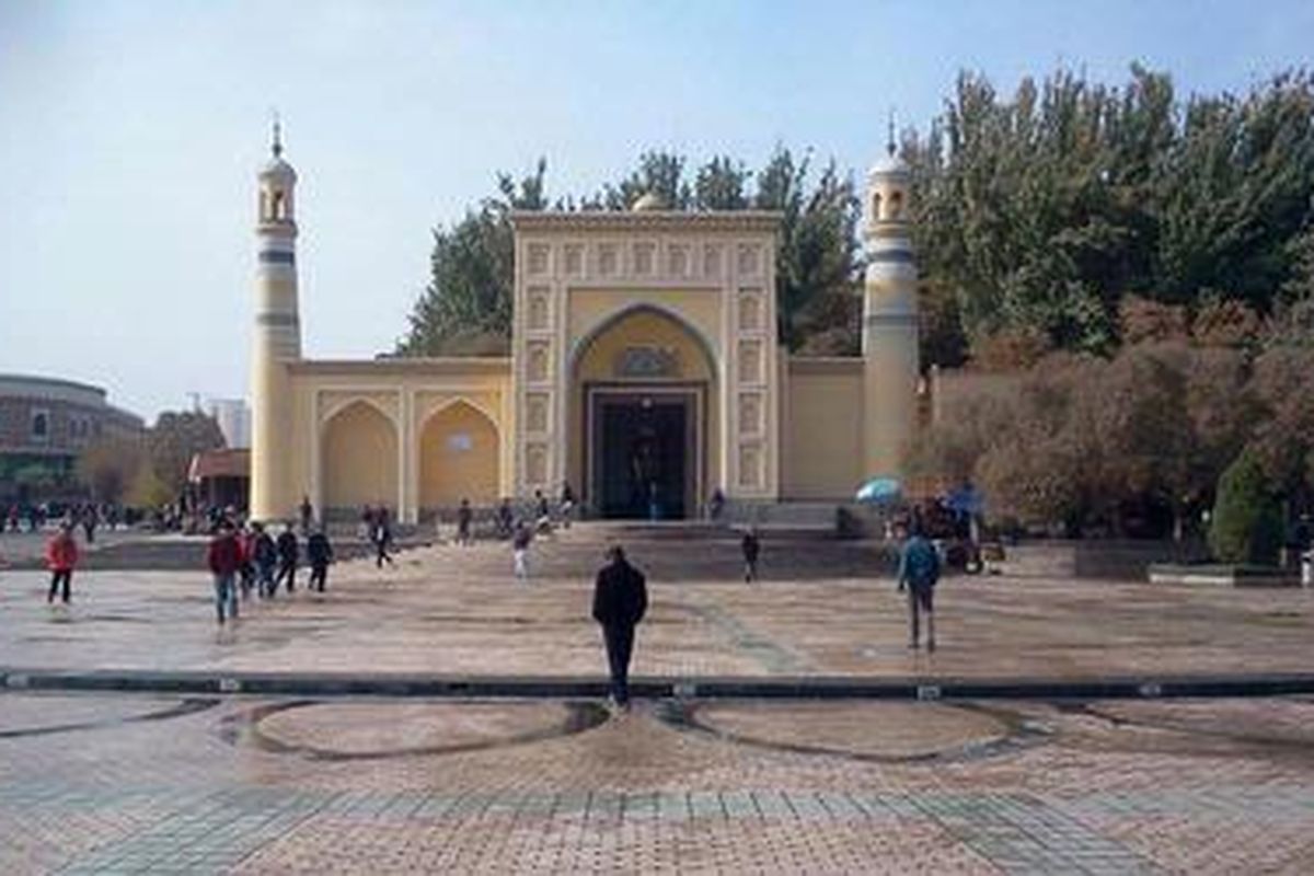 Masjid Kashgar di Xinjiang, China