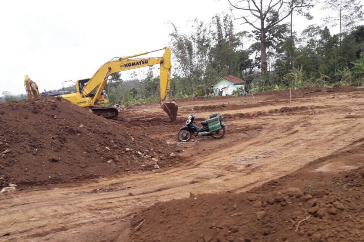 Kondisi aktual Jalan Tol Salatiga - Kartasuro, Senin (25/9/2017).