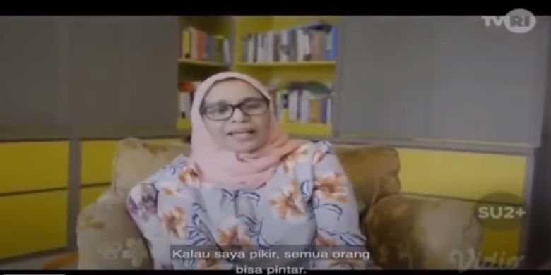 Tangkapan layar Program Belajar dari Rumah di TVRI