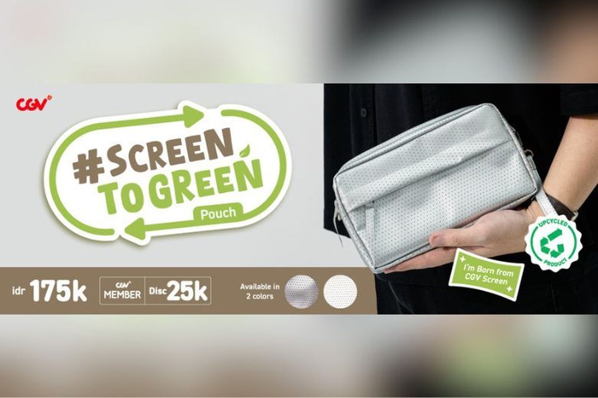 Dapatkan SCREEN Pouch di 10 jaringan bioskop CGV dengan harga Rp 175.000. Ada promo Rp 25.000 yang dapat dinikmati melalui aplikasi CGV. 