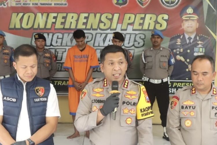 Pelaku penusukan hingga tewas di Sidoarjo, Kamis (3/10/2024).