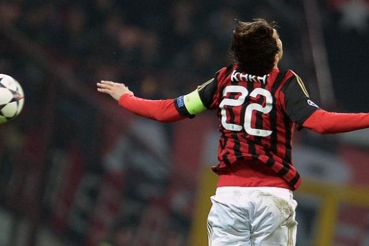 Gelandang AC Milan, Ricardo Kaka. 