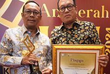 Pemprov Riau Raih Penghargaan Provinsi Peduli Penyiaran pada Anugerah KPI 2024