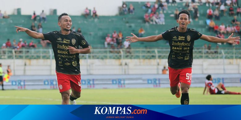 Statistik pertandingan Madura United vs Bali United