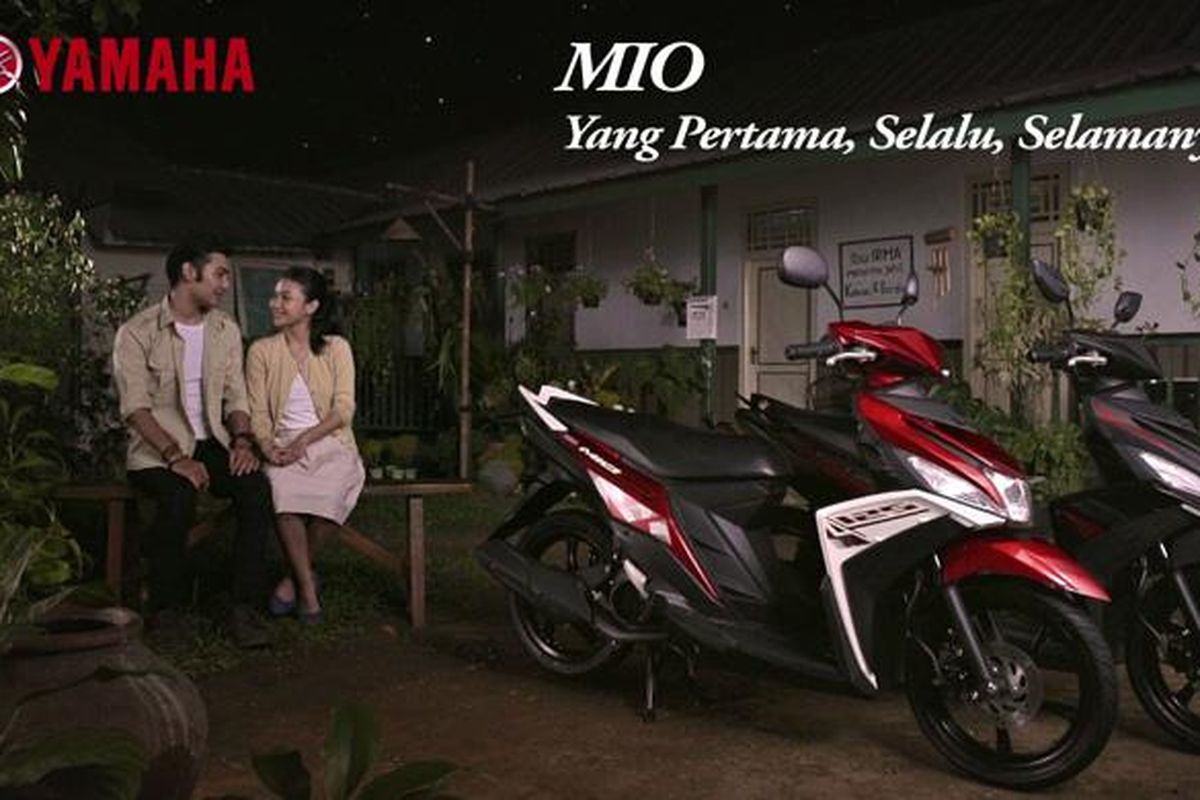 Salah satu penggalan TVC terbaru Yamaha di akhir cerita,