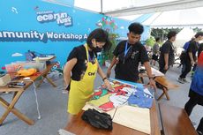 Antusiasme Peserta Pertamina Eco RunFest 2022 Ikuti Community Workshop Daur Ulang