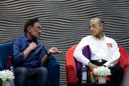 Polemik Transisi Kekuasaan Mahathir, Anwar Ibrahim Minta Perdebatannya Dihentikan