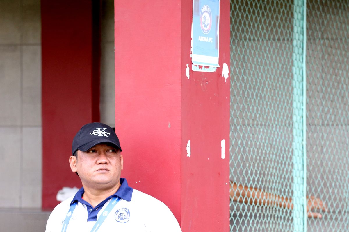 Manajer tim Arema FC Wiebie Dwi Andriyas.