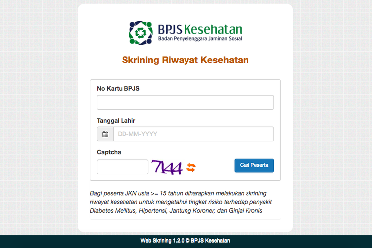 Link Dan Cara Skrining Kesehatan BPJS Kesehatan Secara Online