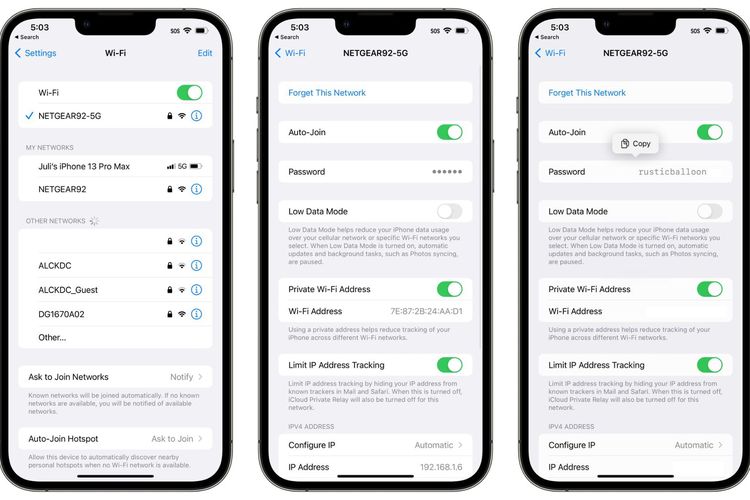 Apple mengumumkan fitur baru iOS 16 bahwa pengguna dapat melihat password Wi-Fi setelah terkoneksi dengan jaringan internet