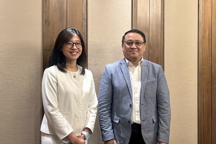 (Kiri ke kanan) Direktur Klinis, Medis dan Regulasi Novo Nordisk Indonesia, dr. Riyanny Meisha Tarliman dan Sekretaris Jenderal Pengurus Pusat Perhimpunan Dokter Gizi Klinik Indonesia (PP PDGKI), dr. Erwin Christianto, Sp.GK, M.Gizi dalam diskusi media di Jakarta Pusat, Sabtu (23/8/2025).