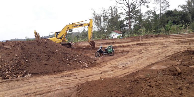 Kondisi aktual Jalan Tol Salatiga - Kartasuro, Senin (25/9/2017).