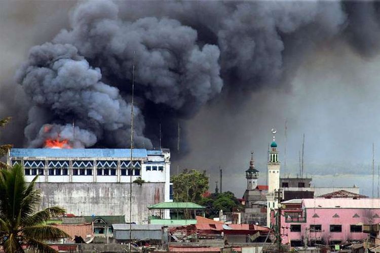 Pertempuran Marawi, konflik bersenjata yang terjadi selama 5 bulan di Filipina
