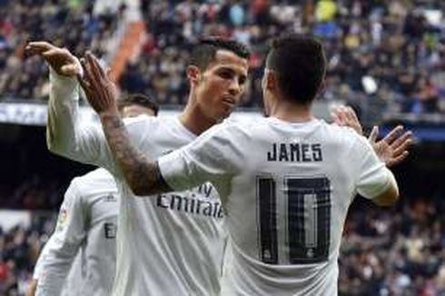 Ronaldo, Kunci di Balik Putusan James Rodriguez Bertahan di Madrid