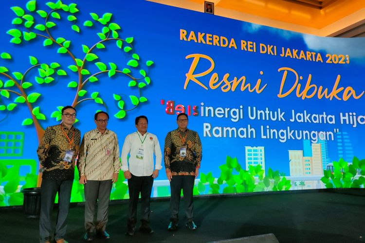 Rakerda REI DKI Jakarta dengan tema Bersinergi Untuk Jakarta Hijau dan Ramah Lingkungan resmi dibuka, Rabu (29/11/2023).