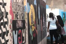 Seni Mural Pelajar Cianjur, Gang Kumuh Disulap Jadi Spot Instagenik