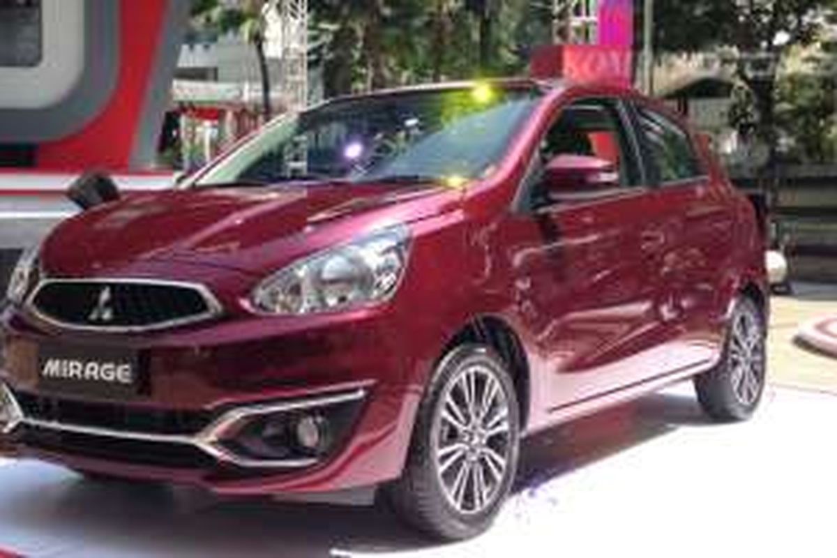 Mitsubishi New Mirage yang masih belum diinformasikan jelas harganya.