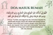 Doa Masuk Rumah: Arab, Latin, Arti, Adab, dan Doa Keluar Rumah