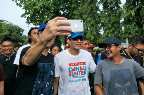 Anies Ikuti Keseruan Sandiaga Vs Menteri Susi di Festival Danau Sunter