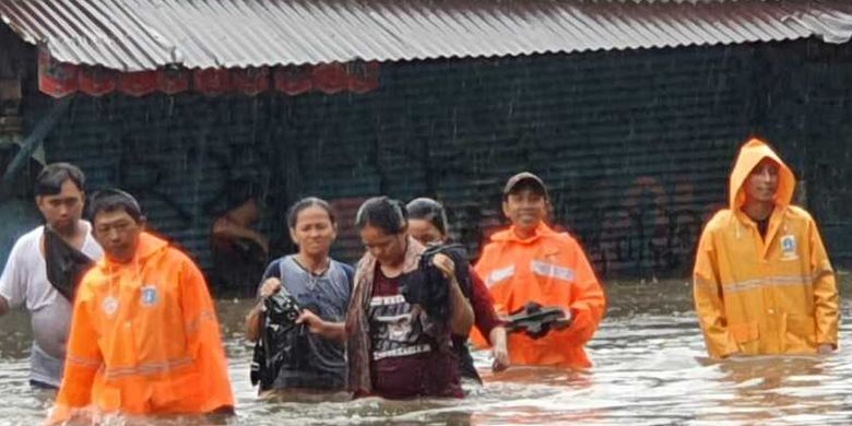Awal Tahun 2020 Ini Rincian Banjir Di Jakarta Bekasi Dan Tangerang Halaman All Kompas Com