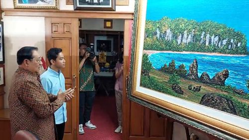 Pamerkan Lukisannya ke Gibran, SBY: Kehilangan Bu Ani Tidak Mudah bagi Saya